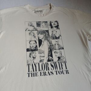 Taylor Swift‎ Era Tour T Shirt 3x Womens Cream Graphic Print Swiftie Festival